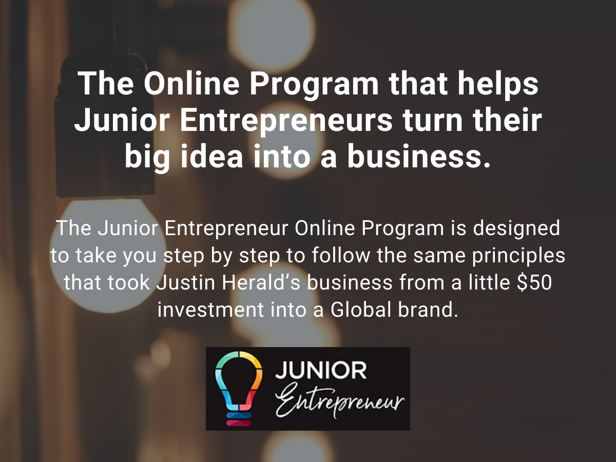 The Junior Entrepreneur Justin Herald corporate speaker and mentor NSW (1200 × 900 px)